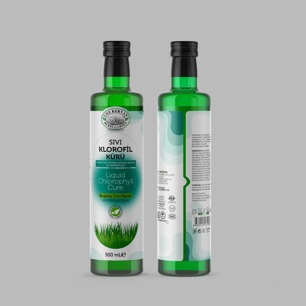 Emr Kervan Herbs Garden Sıvı Klorofil Kürü 500mL